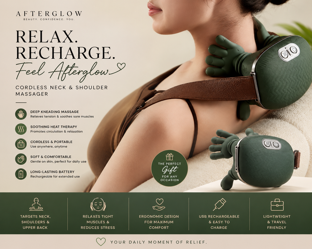 Afterglow™ Cordless Neck & Shoulder Massager