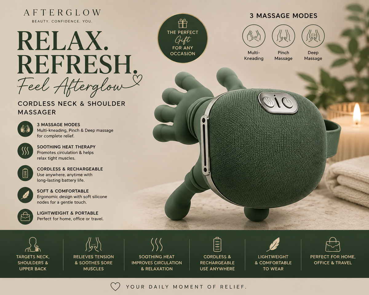 Afterglow™ Cordless Neck & Shoulder Massager