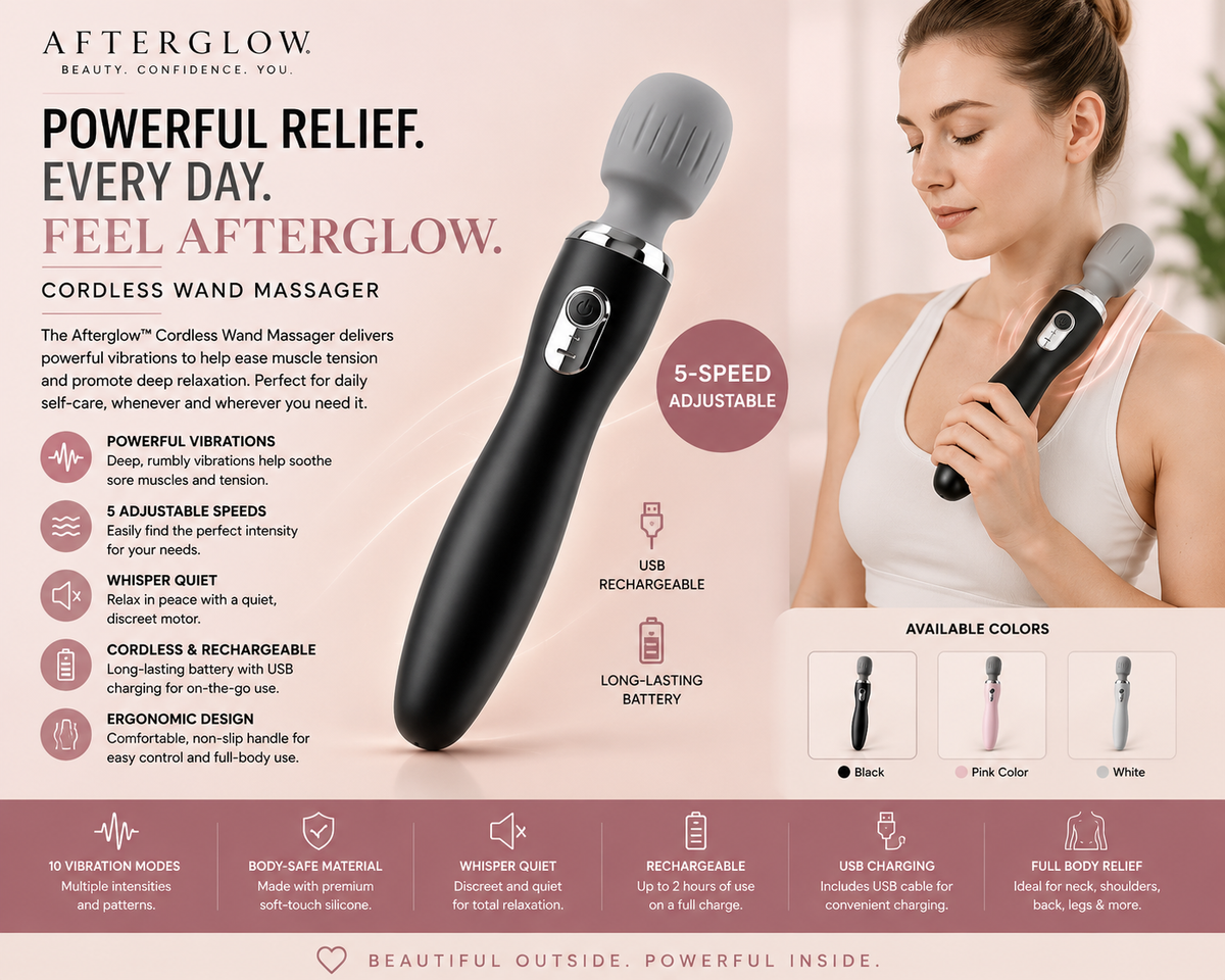 Afterglow™ Intimate Care Wand Massager