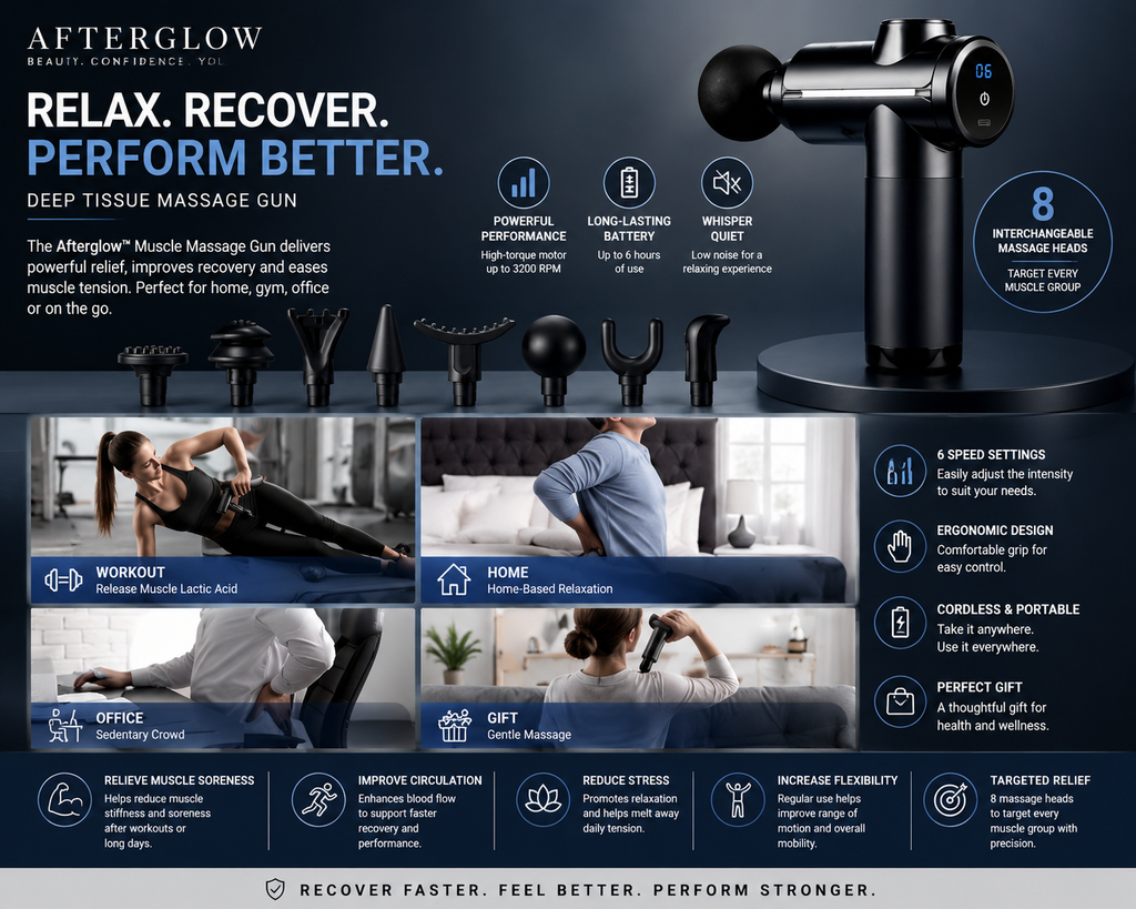Afterglow™ Deep Tissue Massage Gun