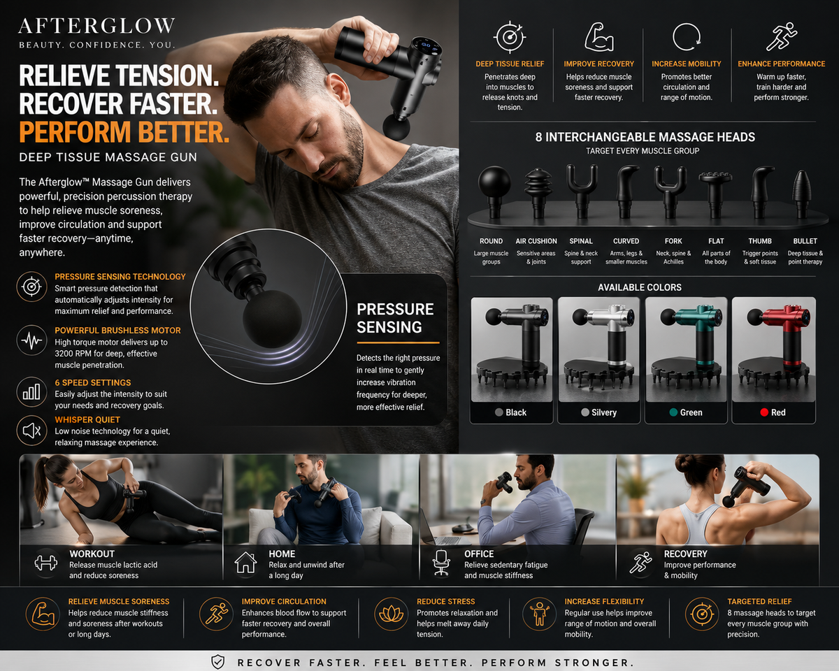 Afterglow™ Deep Tissue Massage Gun