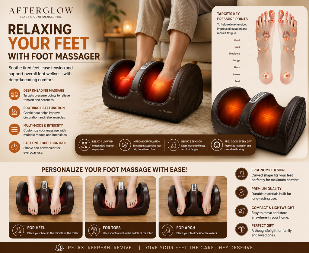 Afterglow™ 3D Roller Foot Massager