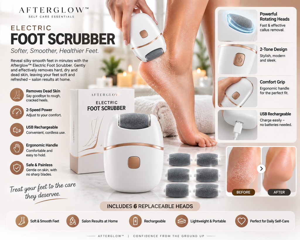 Afterglow™ SmoothStep Electric Foot Scrubber