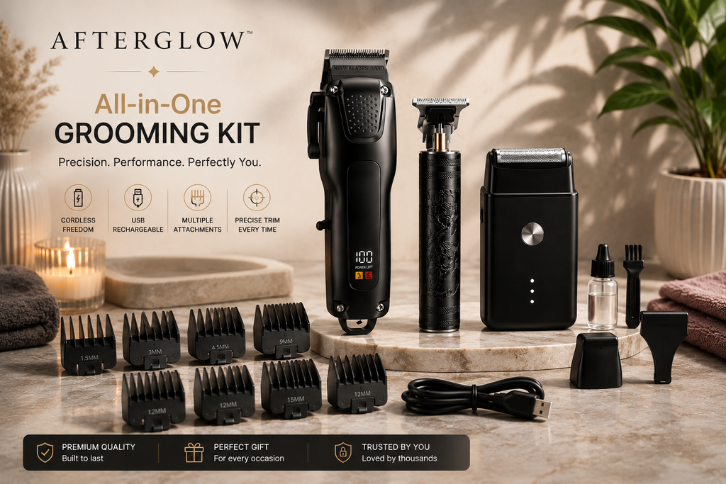 Afterglow™ Precision Grooming Kit – Complete 3-Piece Set
