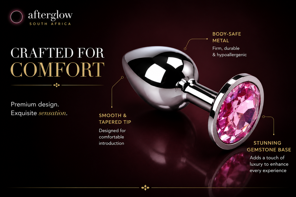 Afterglow Gem™ Luxury Gemstone Anal Plug