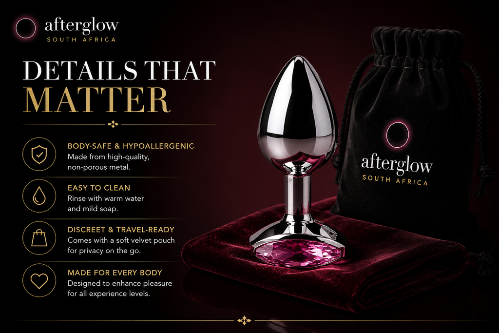 Afterglow Gem™ Luxury Gemstone Anal Plug