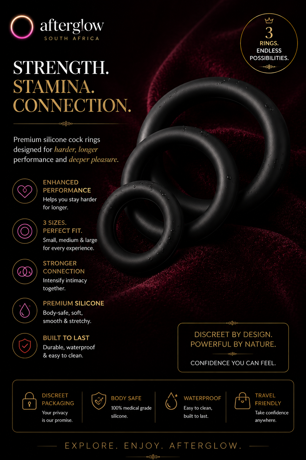 Afterglow Halo™ Premium Performance Ring Set