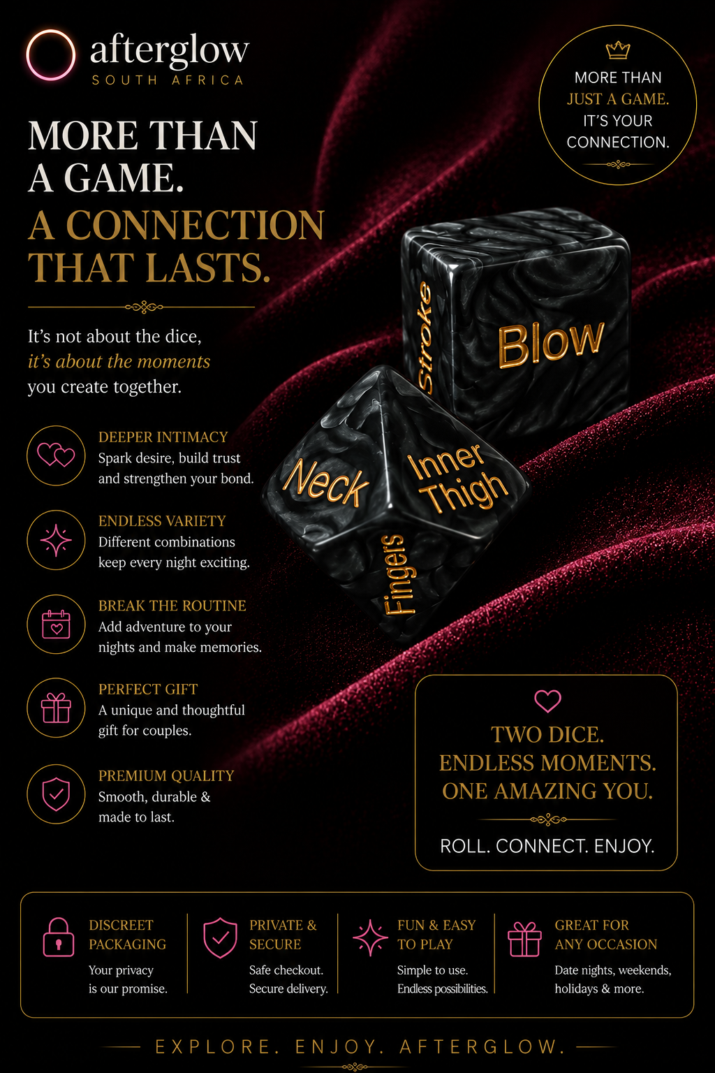Afterglow Ignite™ Couples Intimacy Dice Set